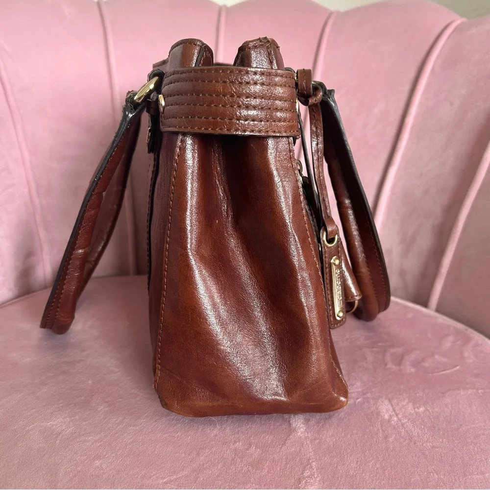 Liz Claiborne Vintage gorgeous leather tote bag - Picture 4 of 16